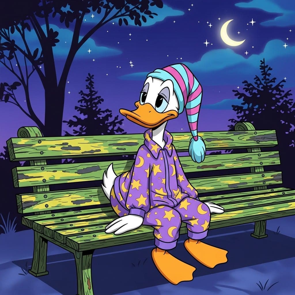 Fairy tale duck's